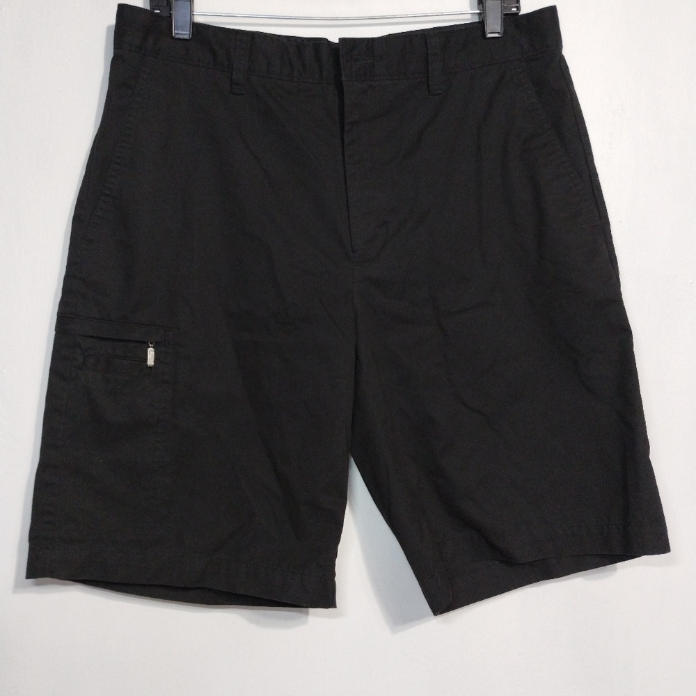 Greg Norman For Tasso Elba Black Cargo Shorts